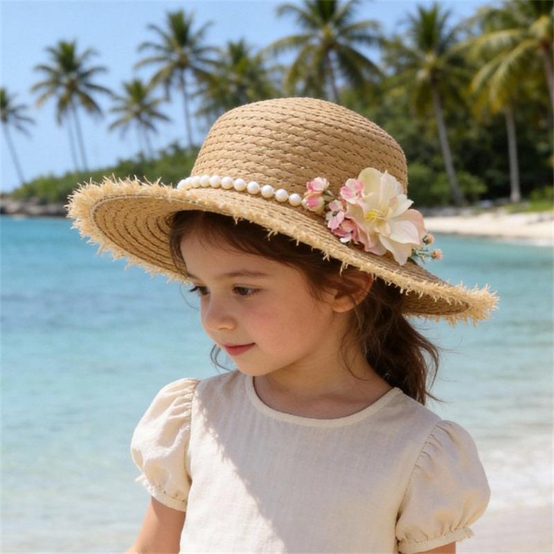 New sun hat women's sun hat straw hat summer girls beach hat children's hat