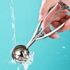 Iskremspade med utløser Rustfritt stål Kakespade for baking Frukt Kakerøre Cupcake