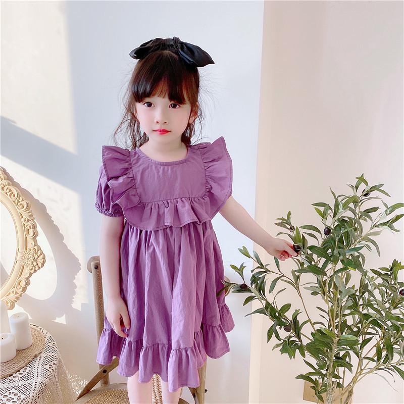 Very Fish 2022 New Summer Girls' Princess Ruffle Dress AX138