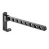 Wall-Mounted No-Punch Clothes Drying Rack & Towel Hanger for Dorms