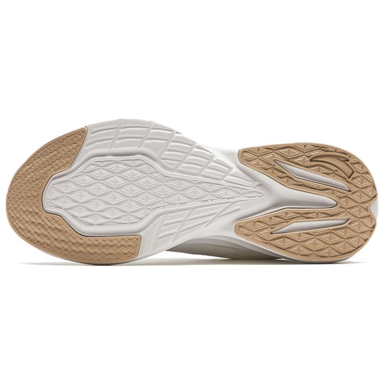 New Anta Cushioning, Wear Resistant Low Top Running Shoes Women's Paper Sand White 122415522-1