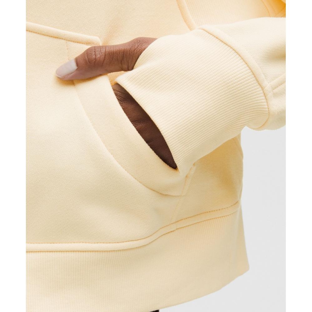 Lululemon Scuba Oversized Half Zip Hoodie Butter Cream