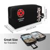 Karate Kyokushin Toiletry Bag for Women Martial Organizer Lady Beauty Storage Dopp Kit Case