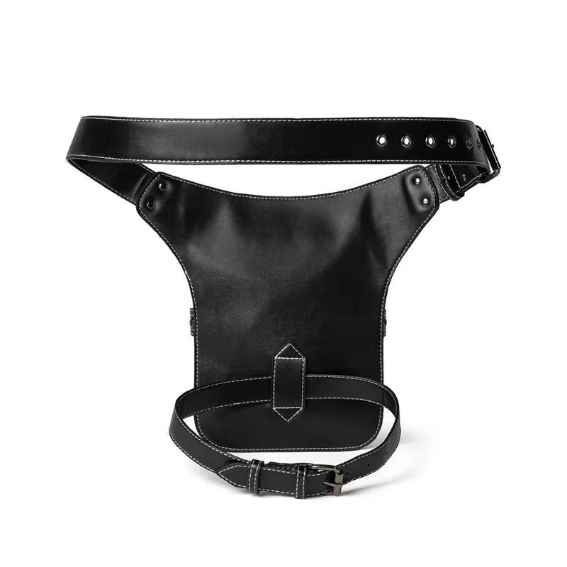 Vintage Steampunk Women's Motorcycle Leg Bag - Water Repellent Rock Gothic Biker Pouch Victorian Drop Leg Style Functional Pack