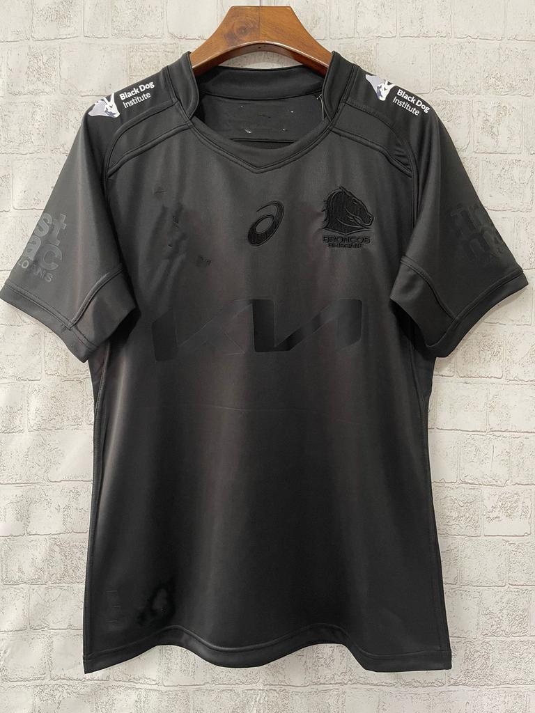 NRL Warriors Broncos Fiji Rabbit Jaguar Short Sleeve Rugby Jerseys Training Suit