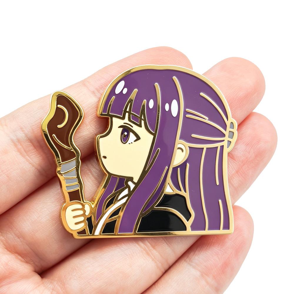 Klassische Anime-Spiele Emaille-Anstecker Kawaii Cartoon-Charakter Brosche Kleidung Rucksack Revers-Abzeichen Mode Schmuck Zubehör Geschenke