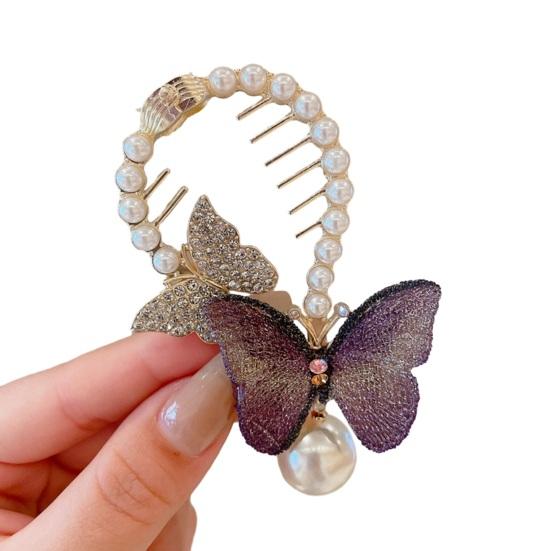 

Леди хвост коготь блестящий искусственный жемчуг со стразами длинная кисточка цветок с несколькими зубцами украшение для волос из нержавеющей стали легкая машинка для стрижки свадебных волос C