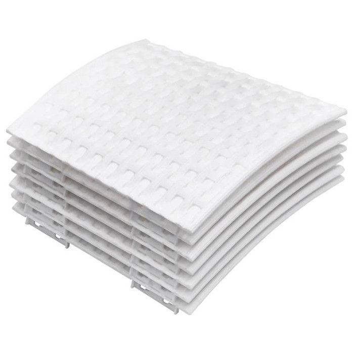 Jupe de sapin de Noël blanc Ø56x23 cm plastique