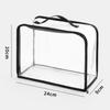 Dust Bag for Handbags PVC Clear Purse Protector Storage Bag Organizer with Zipper and Handle for