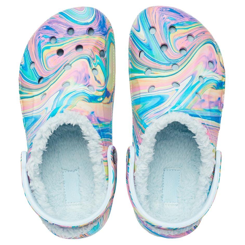 Crocs Baya Lined Print Clog Unisex Multi Blue 205975-4KV