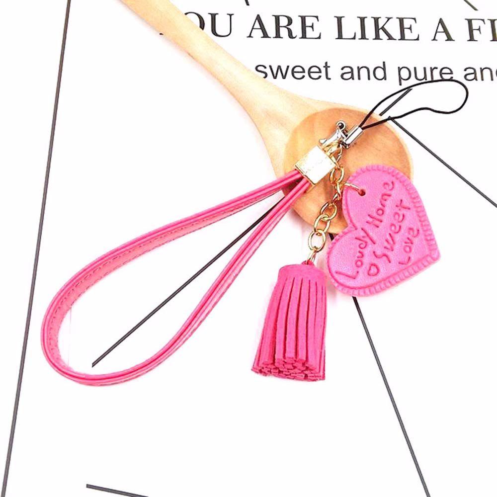 Anti-Lost PU Leather Rope Cell Phone Lanyard Keychain Mobile Phone Strap Mobile Phone Lanyard