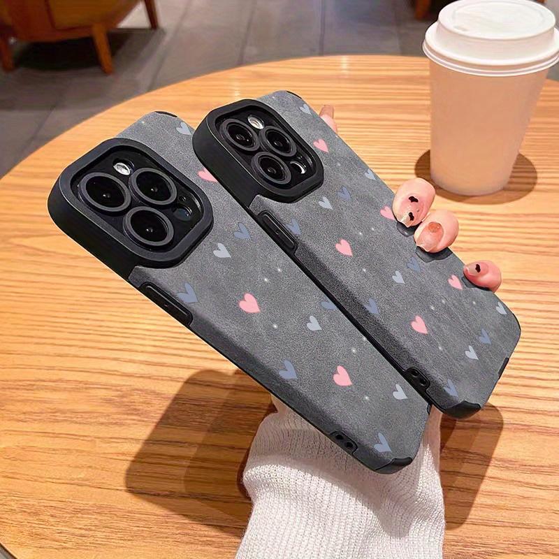 Colorful Heart-shaped Pattern Phone Case Suitable for iPhone17 16 15 14 13 12 11Pro/Max/Plus Anti Drop and Shockproof Back Cover