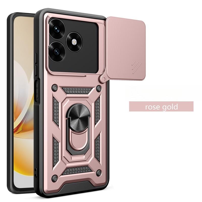 

For Honor X5C Plus Case HonorX5C Cover Honor x5c x5c+plus Magnetic Ring Holder Armor Phone Case Slide Camera Protect Back Cover HONOR X5C Plus