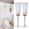 1 Par Kjærlighetshjerte Glassbeger med Gullkanter Praktiske Champagne Drikkefløyteglass Elegante Gullkantede Glassvarer