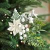 Plastic Simulation Pine Cone Branches Handmade Fake Plant Artificial C  Merry Christmas Decoration