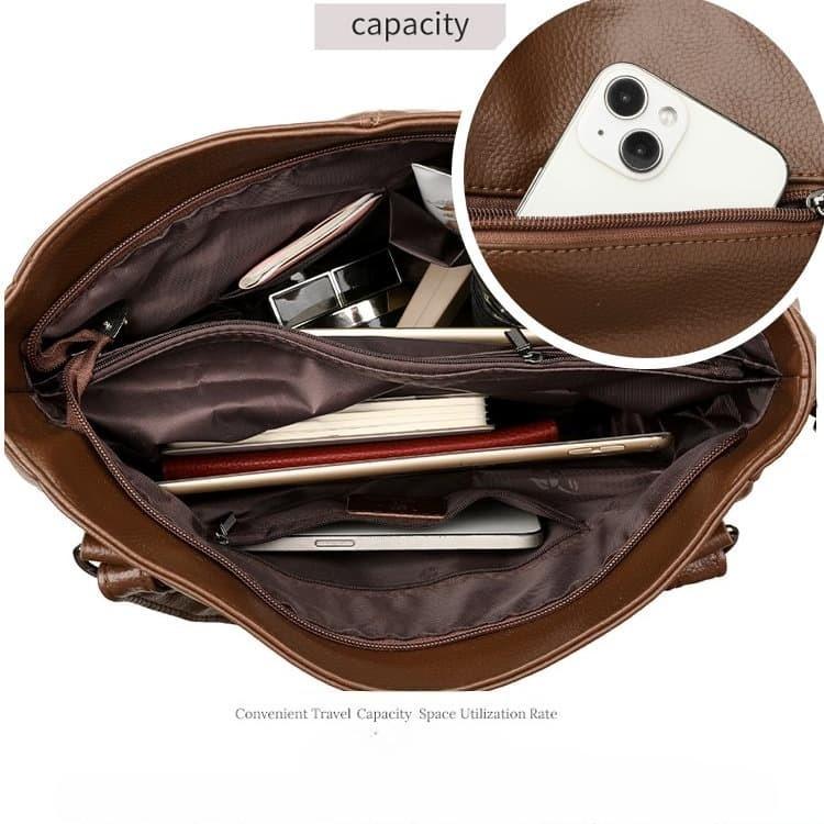 Large capacity tote bag portable messenger women's bag