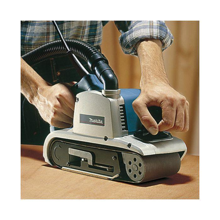Ponceuse à bande makita 9403j - 1200 w - 100 x 610 mm - puissante et faible émission sonore