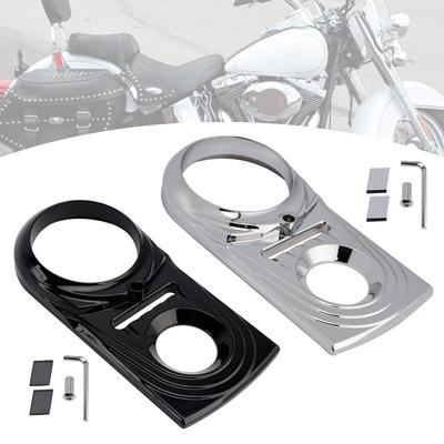 Gas Tank Dash Panel Insert Cover For Softail FLSTC FXST Street Glide