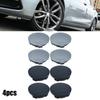 4pcs 60mm New ABS Black Silver  Car Vehicle Wheel Hub Center Cap Cover New