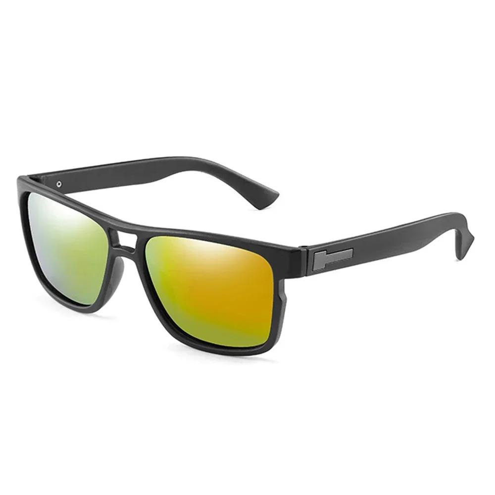 Designer Polarized Sunglasses Women Vintage Driving Sun Glasses Men Anti-UV Goggles Eyewear Black