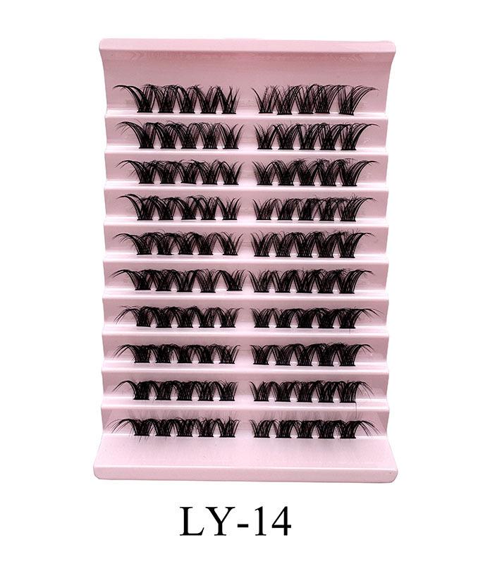 New Hot-Selling Segment Cluster False Eyelashes for Self-Grafting - Large Capacity for European and American Markets.