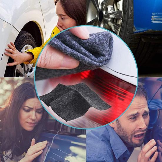 4/8/10 Stück Auto-Kratzer-Reparaturtuch, wiederverwendbar, leicht, tragbar, Farbrückstände, Wasserflecken, fortschrittlicher Nano-Autokratzer-Entferner