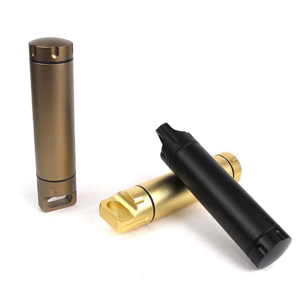 Pocket Dry Bottle Capsule Container Pill Box Waterproof Sealed Tank Emergency Capsule Bottle