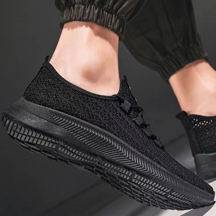 Sapatos masculinos de verão, respiráveis, finos, ocos, esportivos, corrida, malha, leves, masculinos