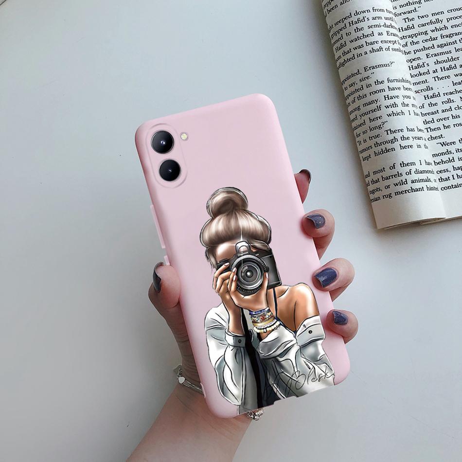 For Realme C33 4G Case Super Mom Baby Fashion Girls Soft Silicone Phone Case For Realme C33 2022 RMX3624 Back Cover Bumper Etui