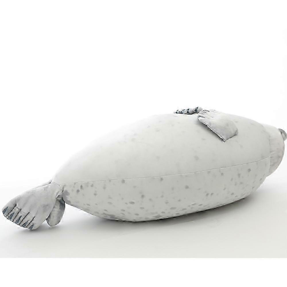 26-27 80cm Chubby 3D Novelty Sea Lion Doll Angry Blob Seal Pillow Plush Stuffed Toy Baby Sleeping Throw Pillow Gifts for Kids Girls