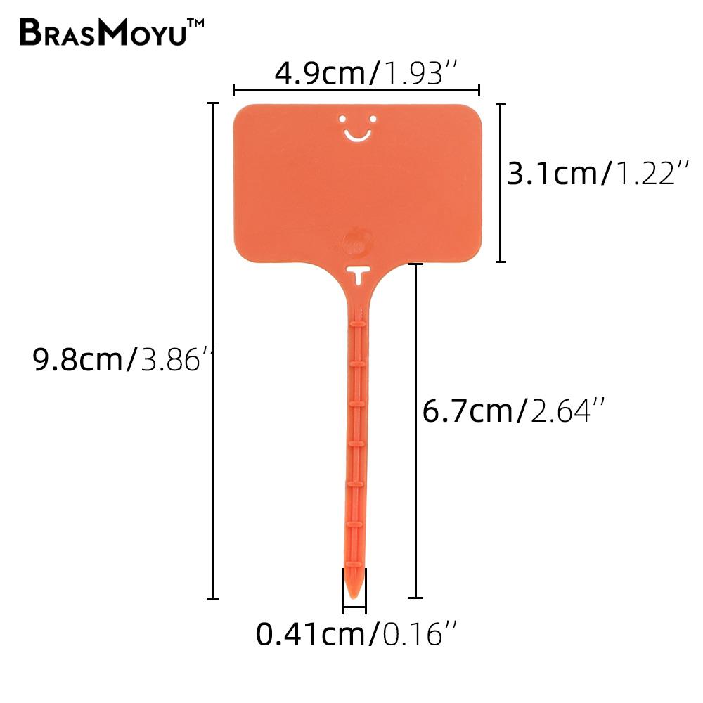 55PCS T-shaped Plastic Plant Label Waterproof Reusable Flower Vegetable Herbal Potted Classification Tag Garden Nursery Sign