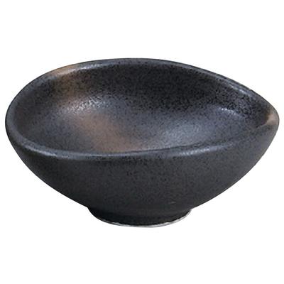 Yamashita Craft Black Iga Large 24 X 20 X 9 Egg-Shaped Bowl, Cm, 58238-308