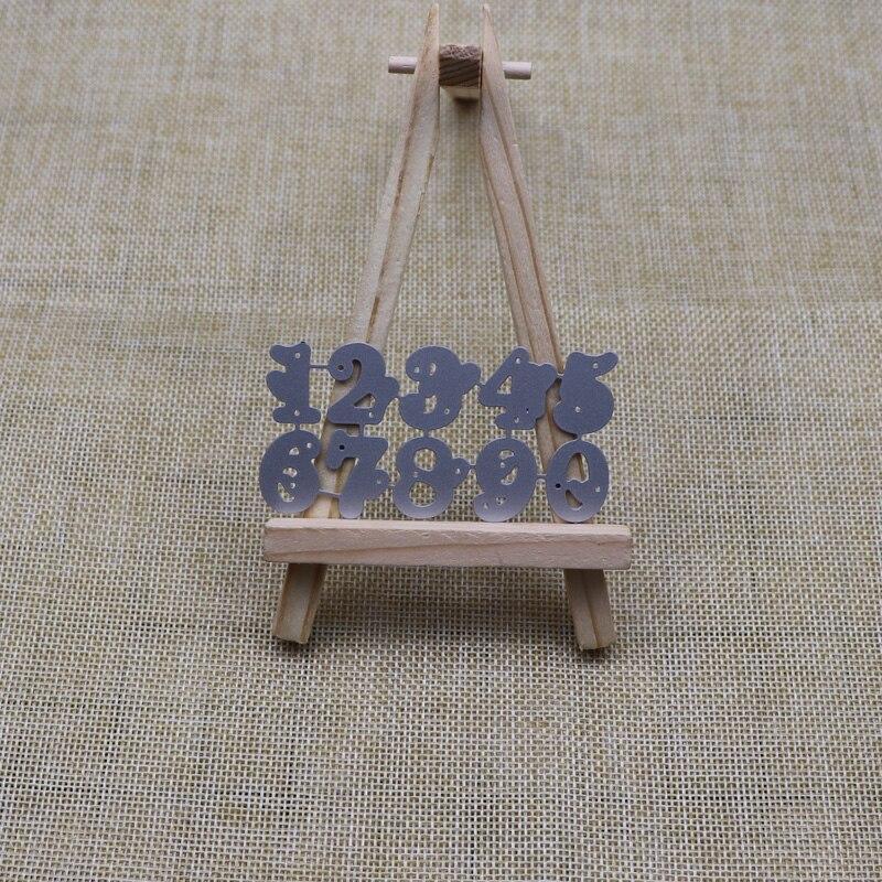 Kleine Zahl Stanzform Muster Scrapbook Stanzform Prägung DIY Handwerk Papierkarte Fotoalbum