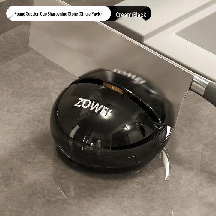 

Creamy Round Kitchen Sharpening Stone with Suction Cup - Newcomer Discount Available