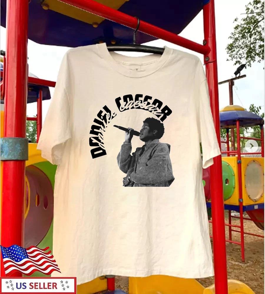 Rare Daniel Caesar White Cotton Shirt Full Size S5xl Cl748 S