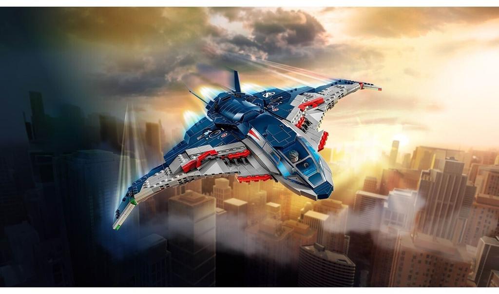 LEGO конструктор космический корабль, набор Marvel – Avengers: Age of Ultron Quinjet (76325)