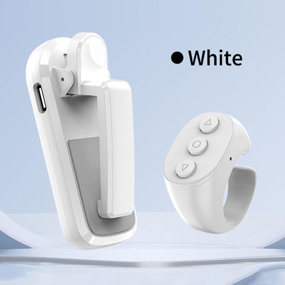 Remote Control Page Turners Type-C Rechargeable Fingertip Ring RC Page Turners Camera Remote Clicker for Kindle & Tablet