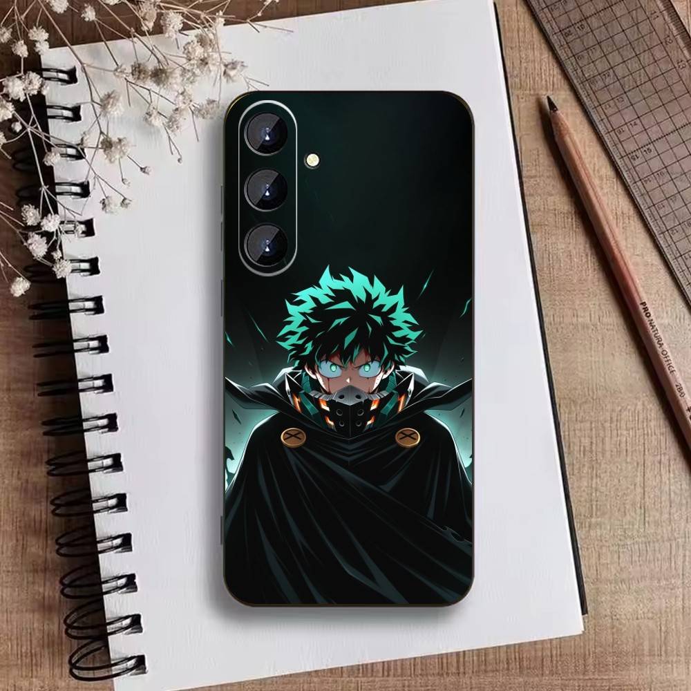 Katsuki Bakugo E-Hero Academia Phone Case For Samsung Galaxy A73,21,22,32,71,53,52,51,80,5G Soft Black Cover