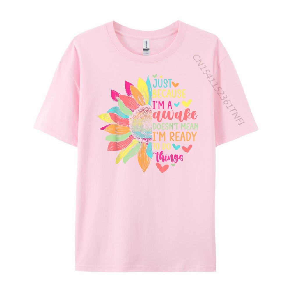 Nur weil ich wach bin Lustig für Tweens Teens Retro Groovy Grafikshirts Band T-Shirts