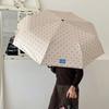 UV Protection Polka Dot Folding Umbrella Lightweight Travel Outdoor Umbrella  Daily Use