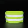 1 Pair Cycling Wristbands Reflective Strips Portable Extra Wide Stretchable Hand Leg Strap Riding Safety High Elastic Outdoor