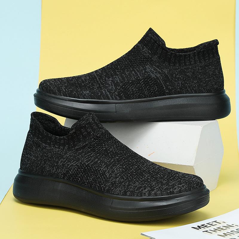 

Large size 46 new fly-woven couple shoes board shoes platform socks shoes men s sports shoes casual shoes lightweight men s shoes 36