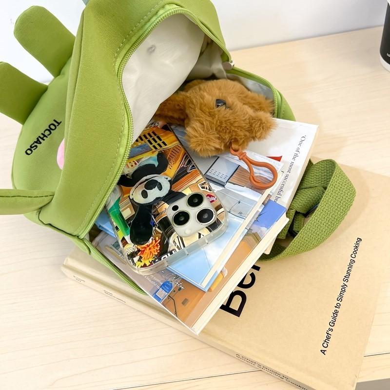 Adorable Japanese Style Cartoon Backpack Breathable Cotton Large Capacity School Bag For Kids