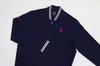 Polo Ralph Lauren Cotton Jersey Track Jacket with Back Size XXL Men's Full-Zip Logo, Navy, (Product Code 01020115)