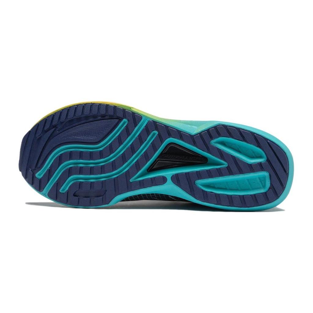 Li Ning Youth  Childrens Sports Trend Shock Absorption Rebound Lightweight Non-Slip Low-Top Running Shoes Kids Running Shoes Sky-Blue YKFS098-5