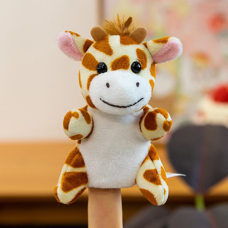 Cartoon Animal Finger Puppet Set: Plush Toy for Parent-Child Interaction & Storytelling