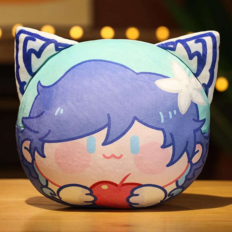 Genshin Paimon Plush Pillow Soft Toy Cushion For Game Characters Collection