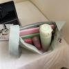 Large Capacity Lightweight Student Shoulder Bag Women Solid Color Crossbody Bag