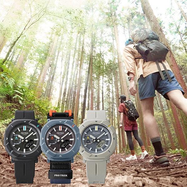 Casio Pánské PRO TREK PRJ-B001-7JF [PRO TREK Hiker Line] Hodinky Pryskyřice *Biomas Plastic Digital Analog