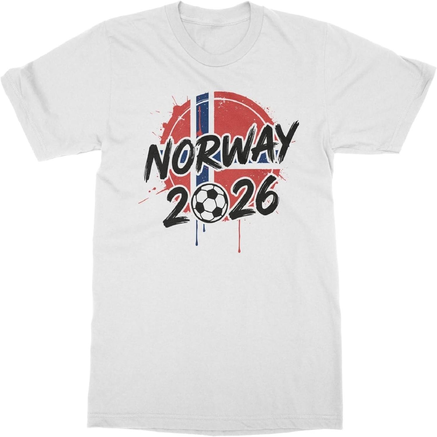 Tutiinca Norway Inspired Soccer Graphic - 2026 World Fans Unisex T-Shirt S